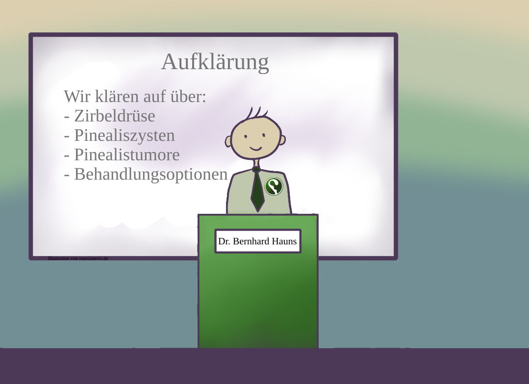 Der Vorstand des Vereins Pinealishilfe e.V. klärt über Erkrankungen der Zirbeldrüse auf